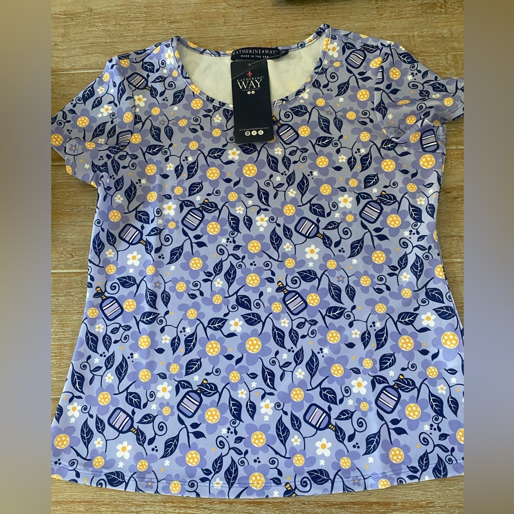 Katherine Way Floral Pickleball Top